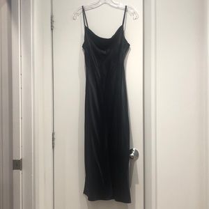 Express navy slip dress